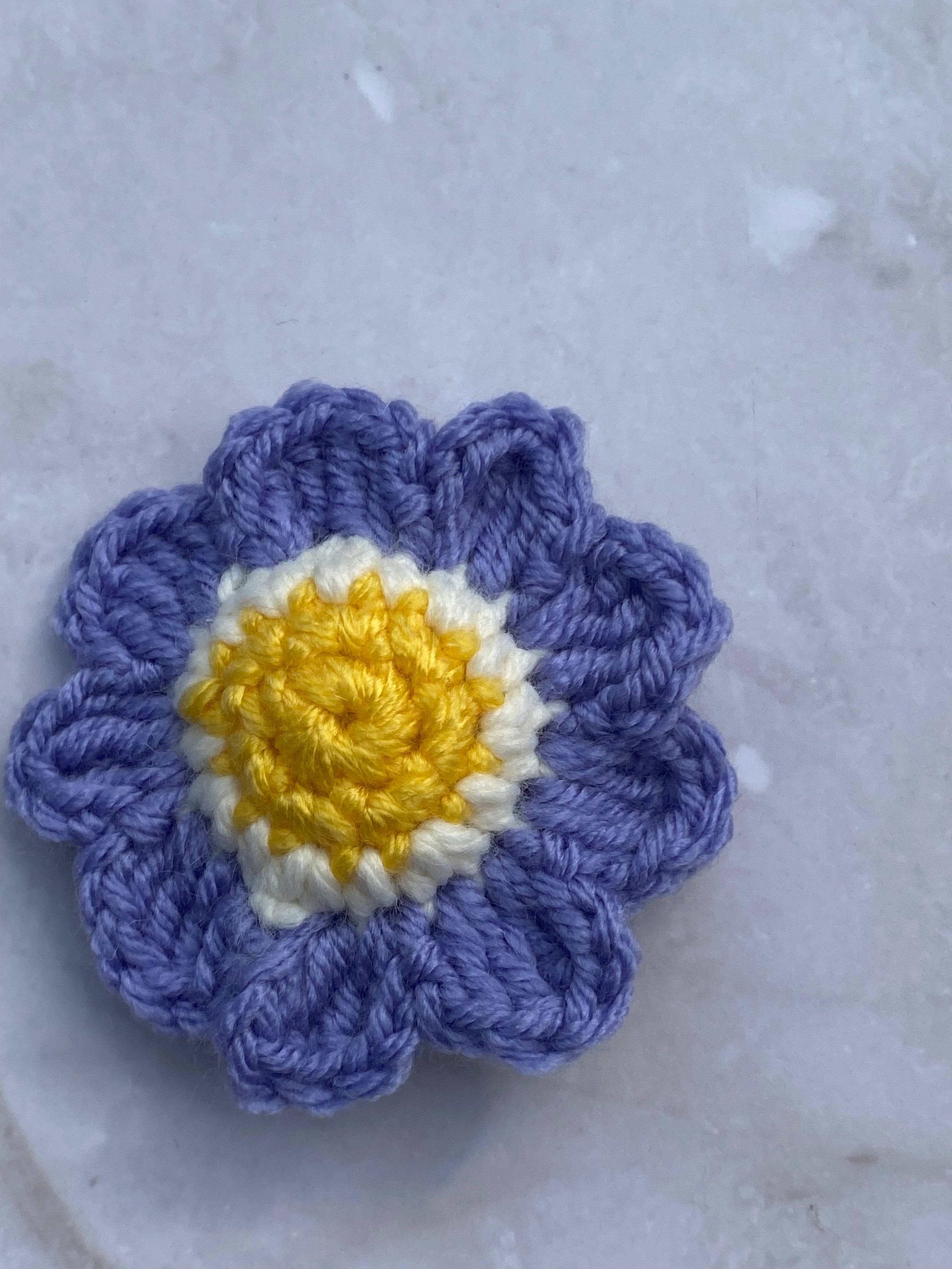Flower Keychain - Handmade Crochet