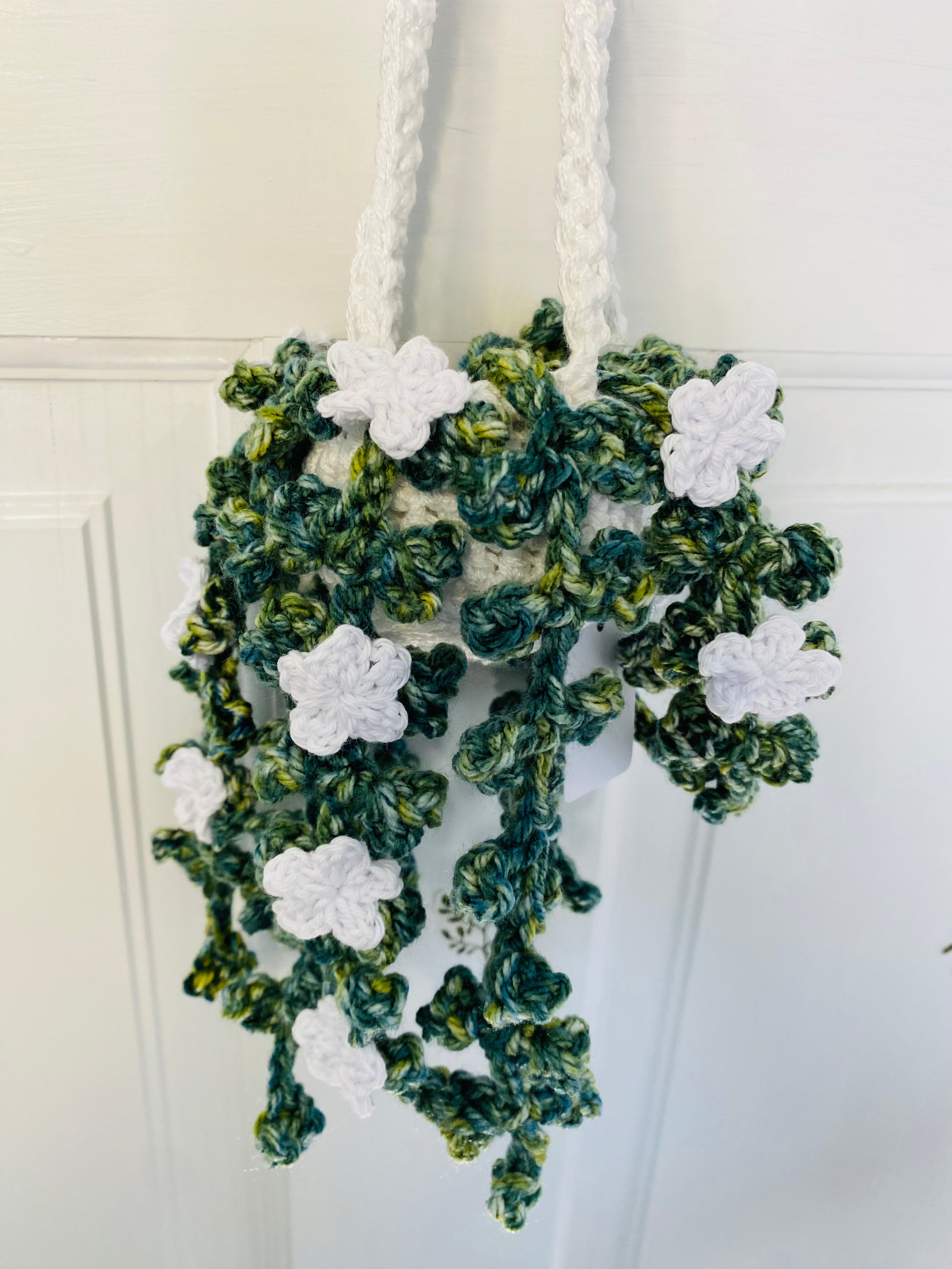 Ivy with Flowers Hanging Plant
