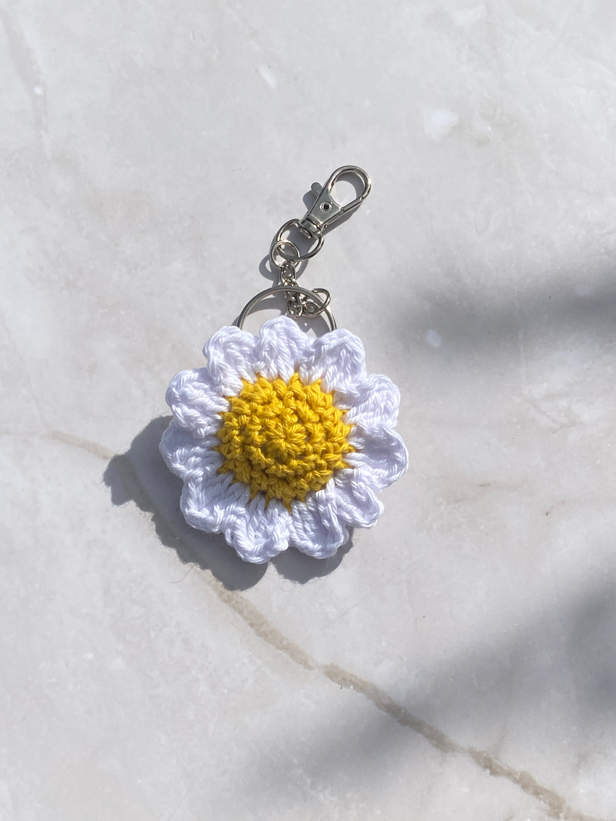 Flower Keychain - Handmade Crochet