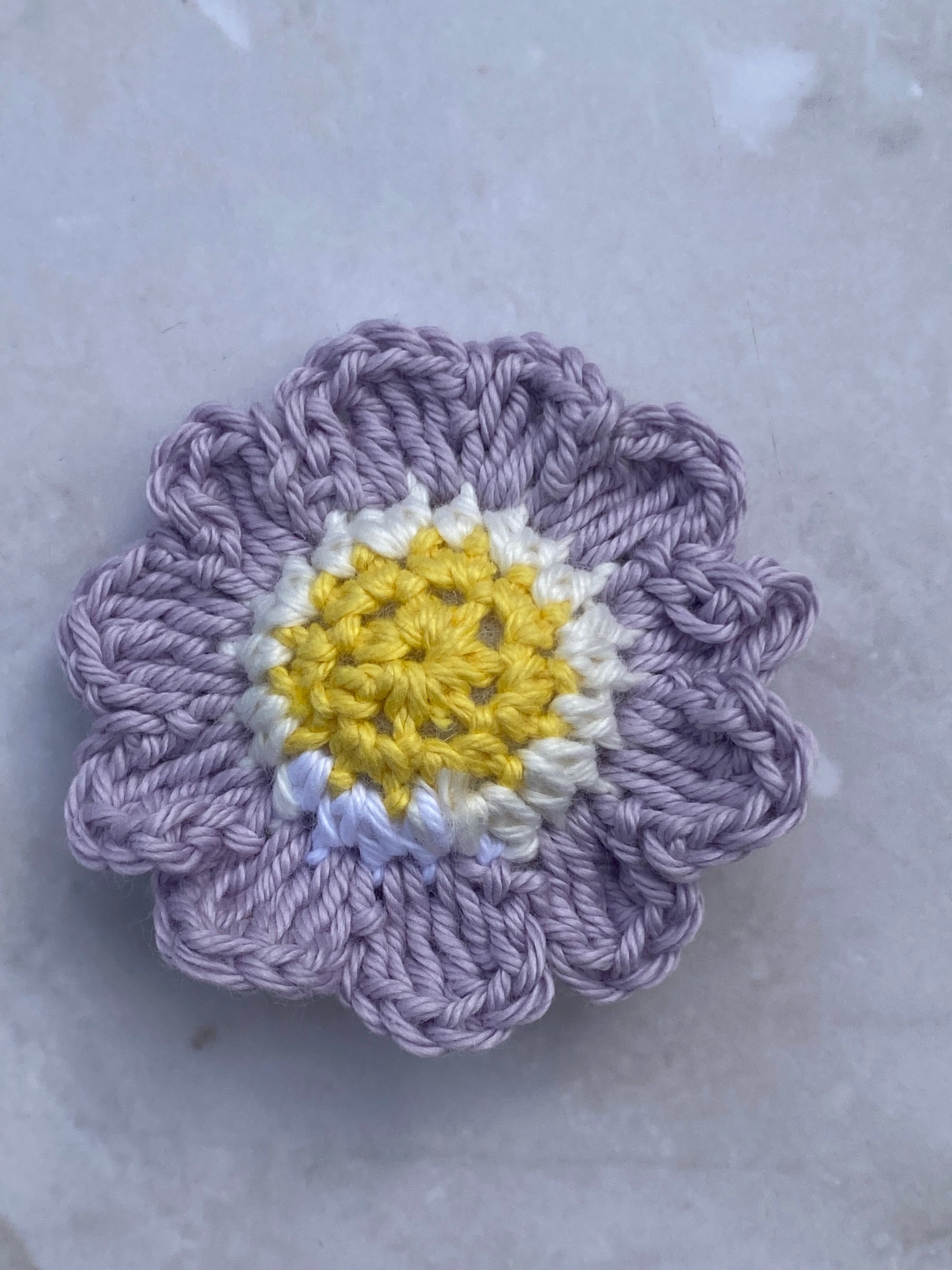 Flower Keychain - Handmade Crochet