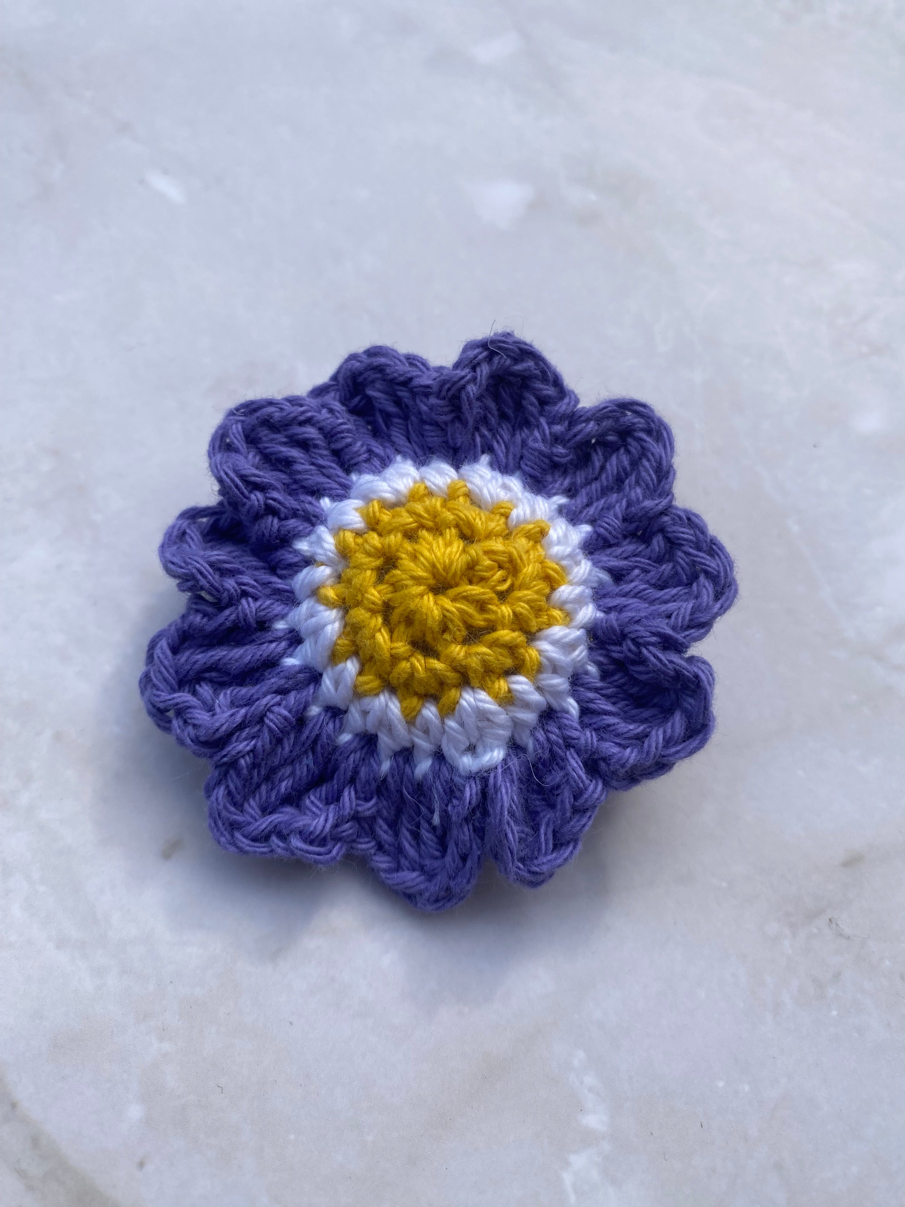 Flower Keychain - Handmade Crochet