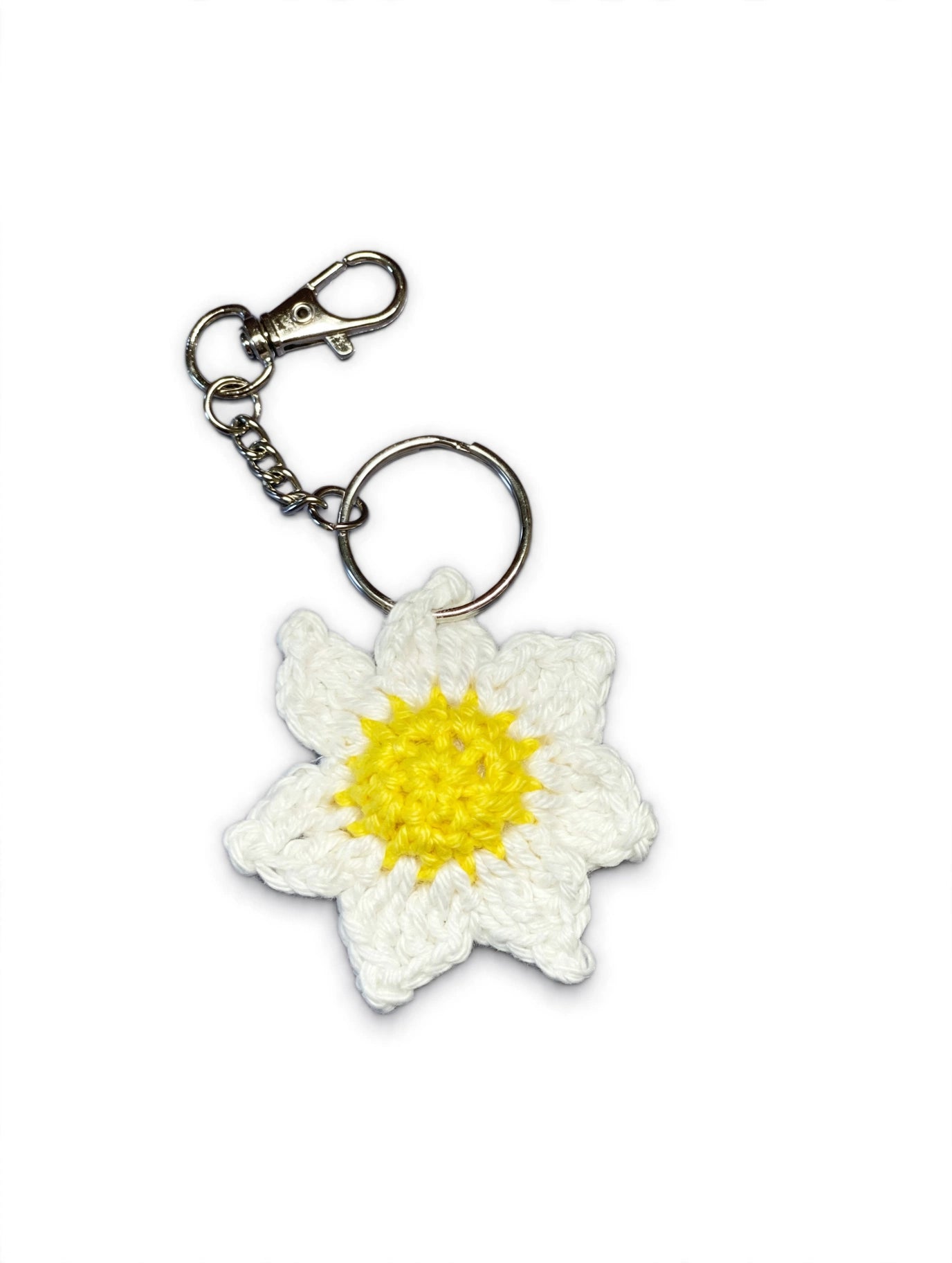 Crochet Flower Keychain - Choose Your Bloom