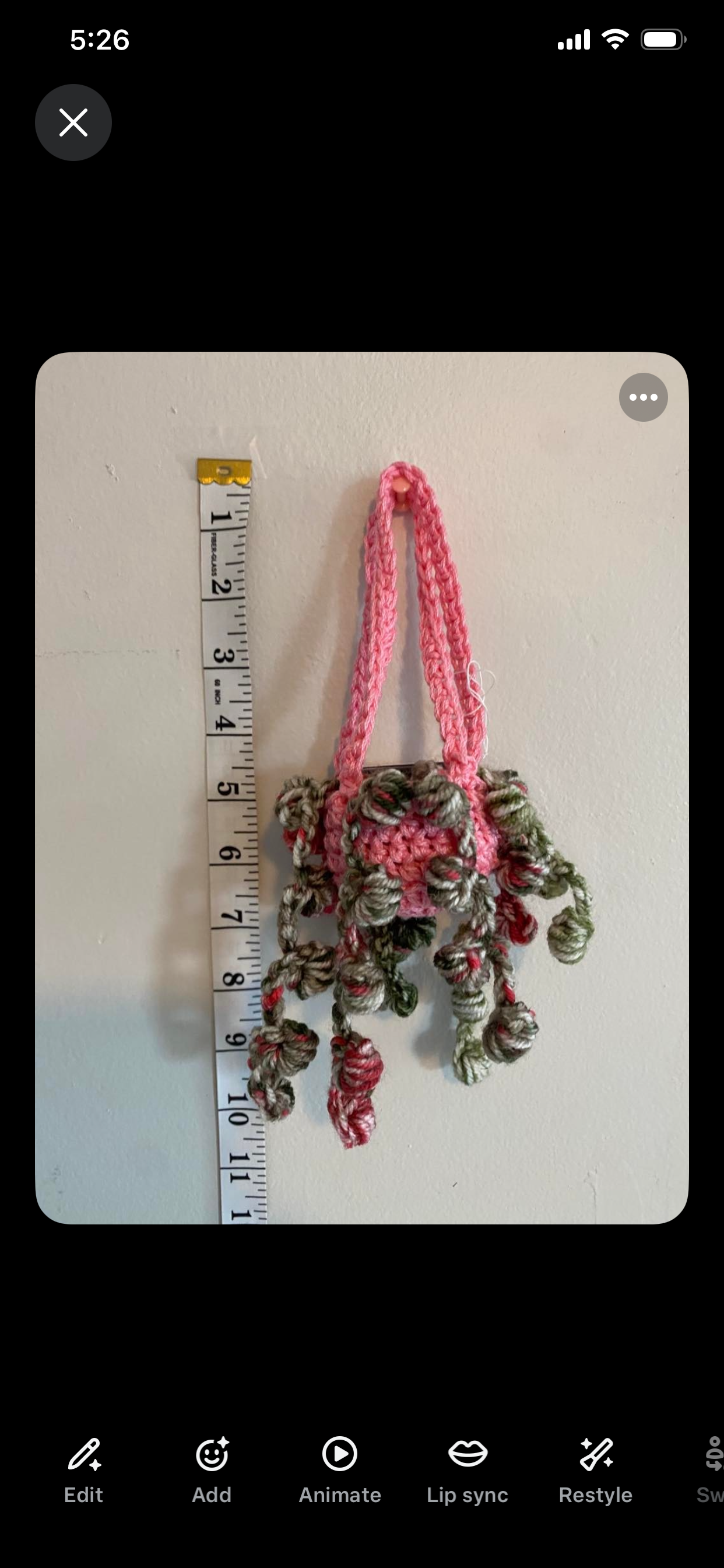 MINI Ivy with Flowers Hanging Plant