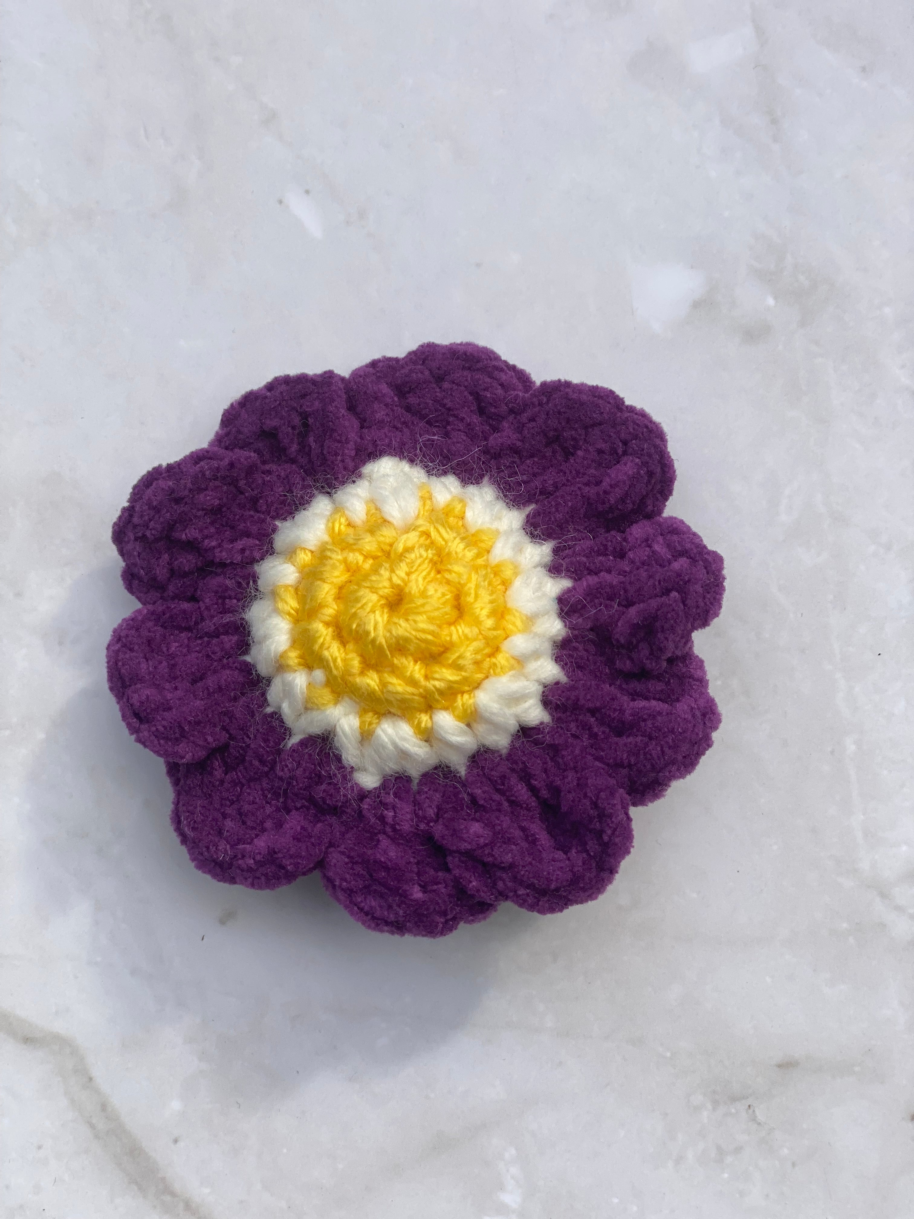 Flower Keychain - Handmade Crochet