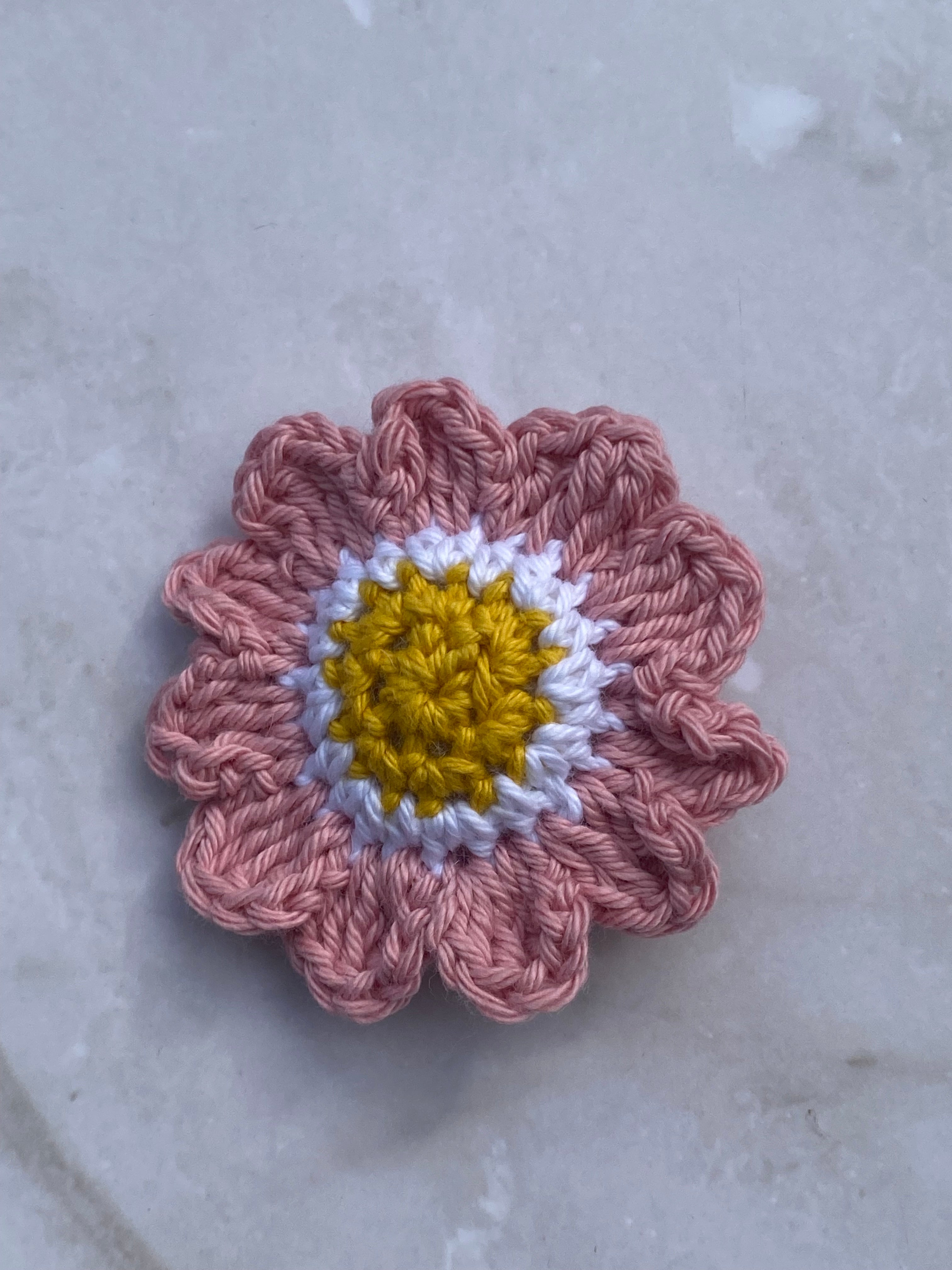 Flower Keychain - Handmade Crochet